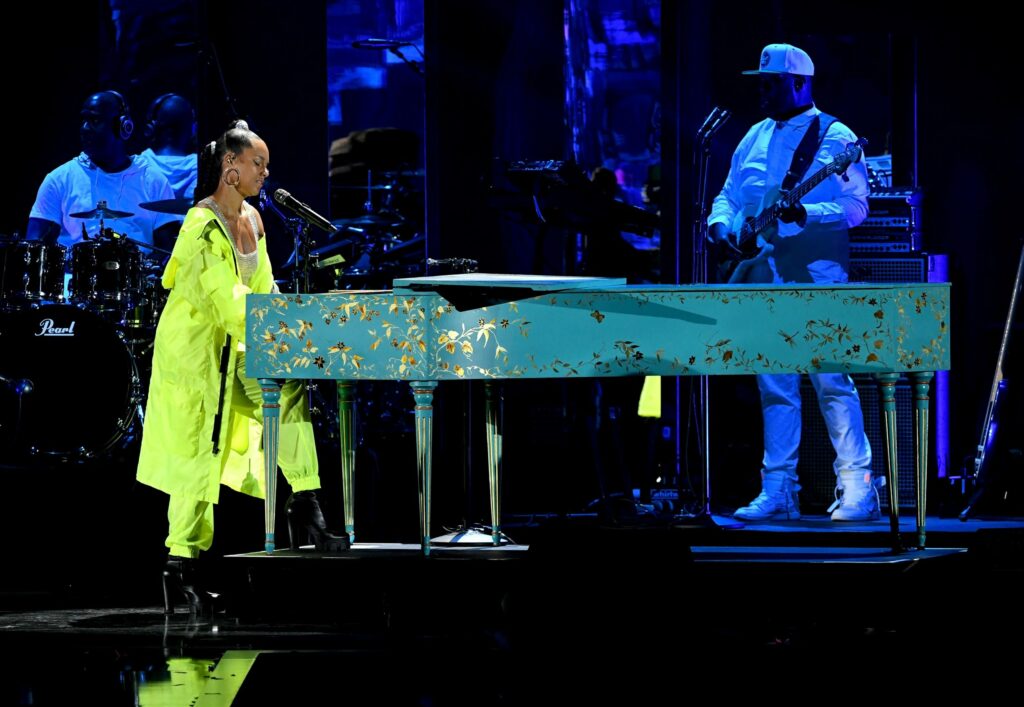Alicia Keys performs at iHeartRadio Music Festival