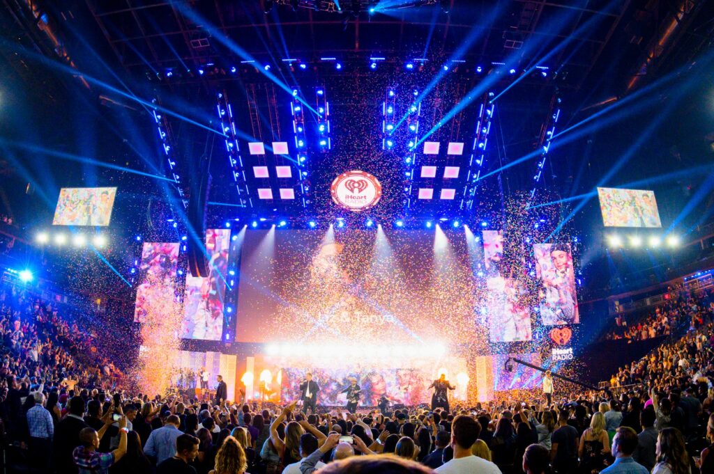 Main stage at iHeartRadio Music Festival